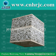 Multi-space external wall