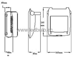 10W COB high power LED floodlight