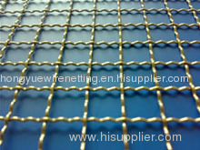 Galvanized Crimped Wire Mesh Fence