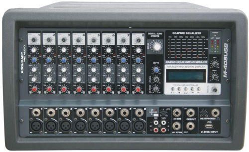 8 Channels Audio Mixer