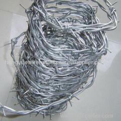 Galvanized or Plastic Coated Barbed Wires