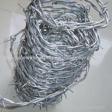 Galvanized or Plastic Coated Barbed Wires