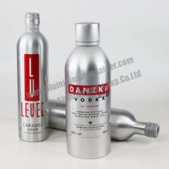 aluminum vodka bottle