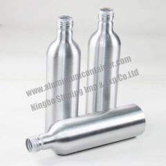 aluminum beverage bottle