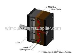 plastic mold drawing