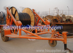 Cable trailer/cable drum table