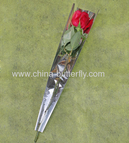 Single rose sleeve/Clear sleeve/Transparent sleeve/ Flower sleeve/  manufacturer from China BUTTERFLY GROUP (MFG) CO., LTD.