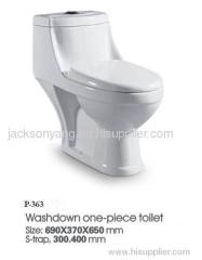 one piece toilet