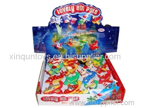 2011 new vinyl toy plane,cartoon toy with different country flap