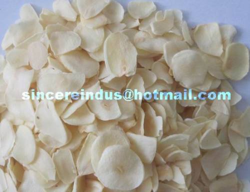 Superior quality dehydrated garlic flake slice