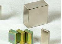 Block magnet Zn coating