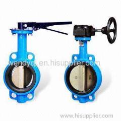 Wafer Butterfly Valve With Handle