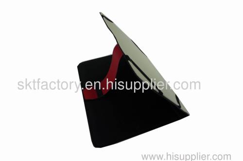 leather ipad case for MID and black ipad stand