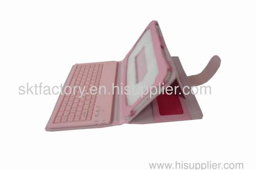 7" pink leather ipad cases with keyboard