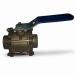 3PC BRONZE BALL VALVE