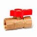 3PC BRONZE BALL VALVE