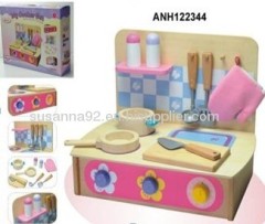wooden tableware toys