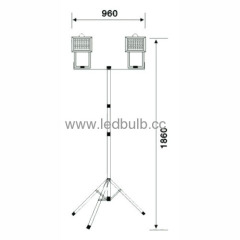 24W led outdoor work light