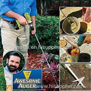 awesome auger yard and lawn tool drill auger
