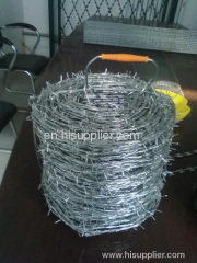 galvanized barbed wire mesh