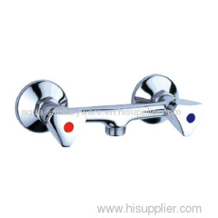 Double Handle Shower Mixer Taps