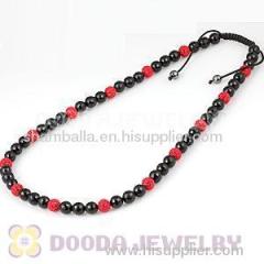 Cheap Long Tresor Paris Necklace With Red Crystal Black Onyx Wholesale