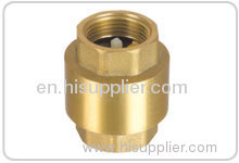 Forged brass check valve