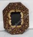 Picture frame with inlaid bamboo chips