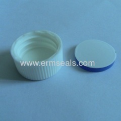 PTFE and silicone septa for headspace crimp vial