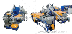 PET bottles crushing, washing, granulating production line