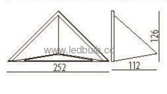 1X3W COB led wall lamp