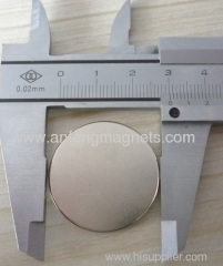 N42H round magnet disc neodymium