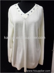 Long Sleeve V-Neck Pullover