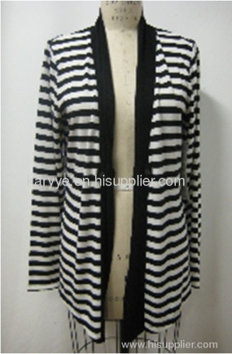 Long Sleeve Flyaway Stripe Cardigan