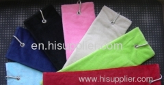 Velour Golf Towels, Embroidered, Customized, Personalized, Golfhanddoekje, Golf Frottee, Serviette de golf, Golf Tucher