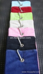 Velour Golf Towels, Embroidered, Customized, Personalized, Golfhanddoekje, Golf Frottee, Serviette de golf, Golf Tucher