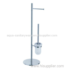 Free Standing toilet brush&tissue holder