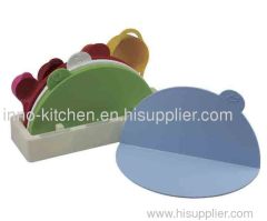 Food Safe PP Set Of 4 Color Coded Folding Choping Board