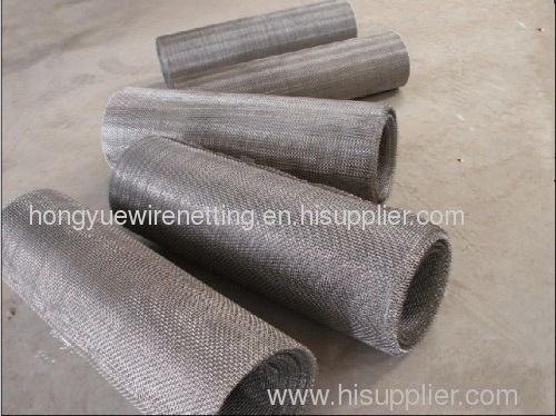 heavy stainless steel crimped wire mesh