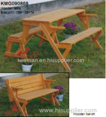 Barbecue table and chair