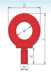 DS 054 Eye Screw Din 580 Dawson China Manufacturer Supplier