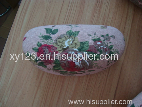 Fashionable flower canvas sunglasses case/ eyewear case