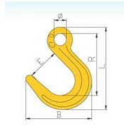 DS116 Large Opening Eye Hook With Flat China Manufacturer Supplier
