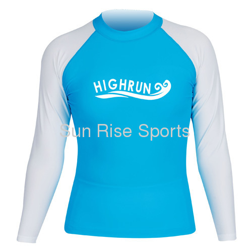 Long Sleeve Rash Guard For Woman