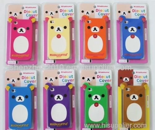 2013 new silicone apple iphone 4 4S 5 case cover