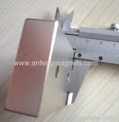 drilled magnet block