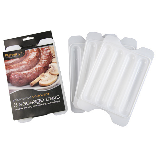 Microwave Cookware / 3 Sausage Trays