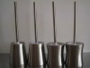 Stainless steel toilet brush holders