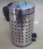 Metal Dustbin Round B96030