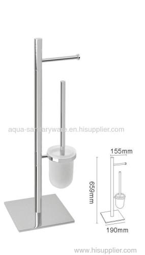 Stainless Steel Free Standing Toilet Brush Holder B97020